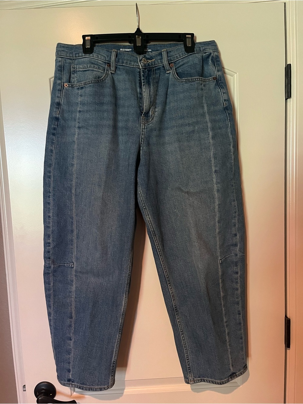 Old Navy Women's Boyfriend Jeans in Medium Blue Wash